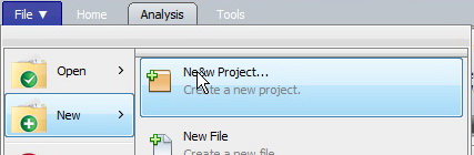 File - New Project